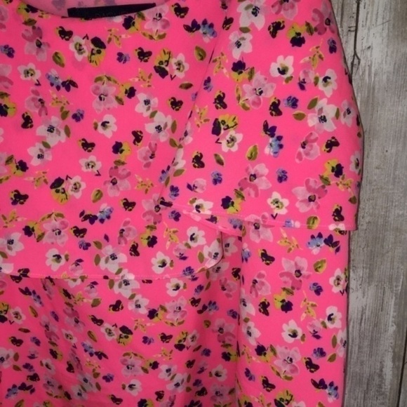 RACHEL Rachel Roy Pink Floral Tank - Picture 3 of 5